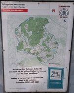 Plattegrond van het Leenderbos bij Valkenswaard 24 september 2017