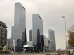 Strak en modern Rotterdam. Hier het gebouw van Nationale Nederlanden. 28 otober 2011.