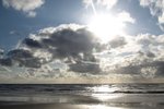 Prachtige wolkenhemel aan het strand van Wijk aan Zee. 12 mei 2012.