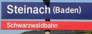 Stationsbord Steinach