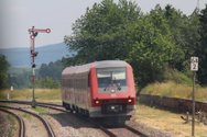 Trein op de Höllentalbahn.