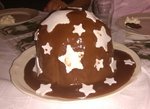 Prachtige chokoladen ijstaart gemaakt door José 25 december 2015