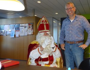Sinterklaas was ook nog langs geweest op mijn werk 29 november 2016