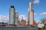 Mooie skyline van Rotterdam 23 april 2016