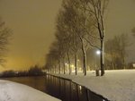 De eerste sneeuw van het jaar in Beverwijk 10 december 2017