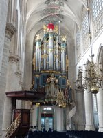 Het orgel van de grote of OLV kerk in Breda 31 augustus 2017