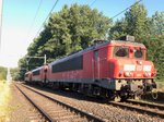 Drie locs van de serie 1600 van de Duitsche Bahn in Beverwijk 16 juli 2018.