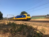 Intercity naar Eindhoven bij Gilze-Rijen
