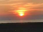 Mooie zonsondergang in Wijk aan Zee 25 juli 2018