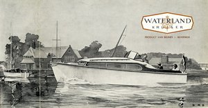 Foto van een reclamefolder van de Beijnes Waterlandkruiser uit 1960