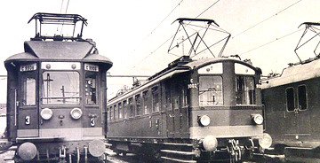 Diverse elektrische treinen die Beijnes tussen 1907 en 1940 heeft geproduceerd.