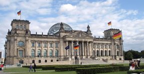 De Reichstag het Duits Parlement.