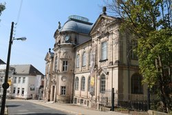 Het speelgoedmuseum in Sonneberg is gevestigd in een historisch gebouw 