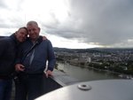 Even samen op de foto met op de achtergrond Koblenz 17 september 2017