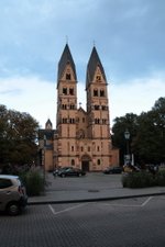 De Sint-Kastorbasiliek in Koblenz 17 september 2017