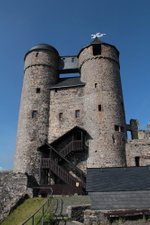 Imposante toren heeft het kasteel 21 september 2017
