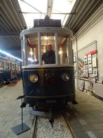 Ik sta even op de bok van een oude NZH tram 2 december 2017