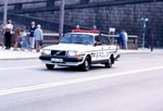Volvo 240 van de Zweedse politie in Stockholm 1990