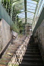 De oude onderdoorgang naar het oude station van Bocholt 27 augustus 2016