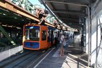 Het eindstation Oberbarmen in Wuppertal 30 augustus 2016